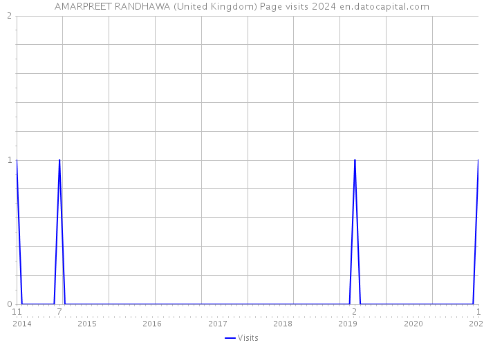 AMARPREET RANDHAWA (United Kingdom) Page visits 2024 