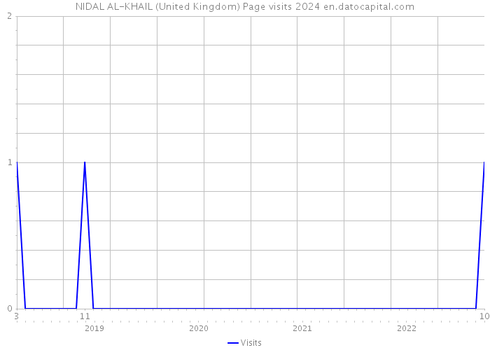 NIDAL AL-KHAIL (United Kingdom) Page visits 2024 
