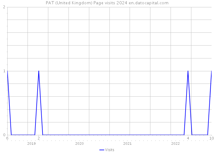 PAT (United Kingdom) Page visits 2024 