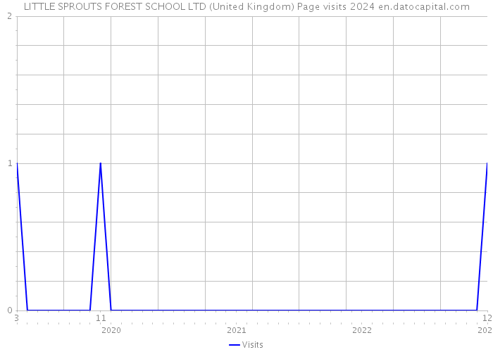 LITTLE SPROUTS FOREST SCHOOL LTD (United Kingdom) Page visits 2024 