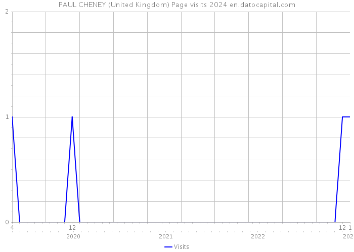 PAUL CHENEY (United Kingdom) Page visits 2024 
