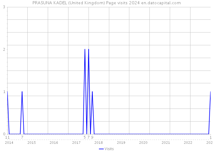 PRASUNA KADEL (United Kingdom) Page visits 2024 