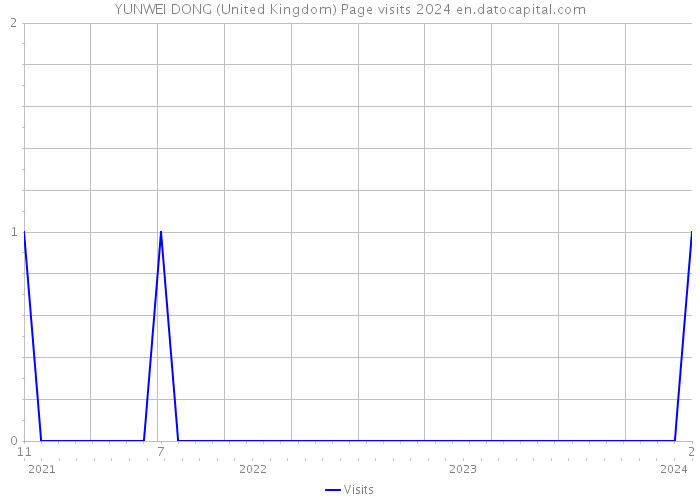 YUNWEI DONG (United Kingdom) Page visits 2024 