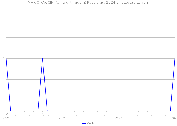 MARIO PACCINI (United Kingdom) Page visits 2024 