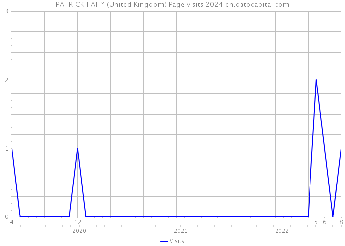 PATRICK FAHY (United Kingdom) Page visits 2024 