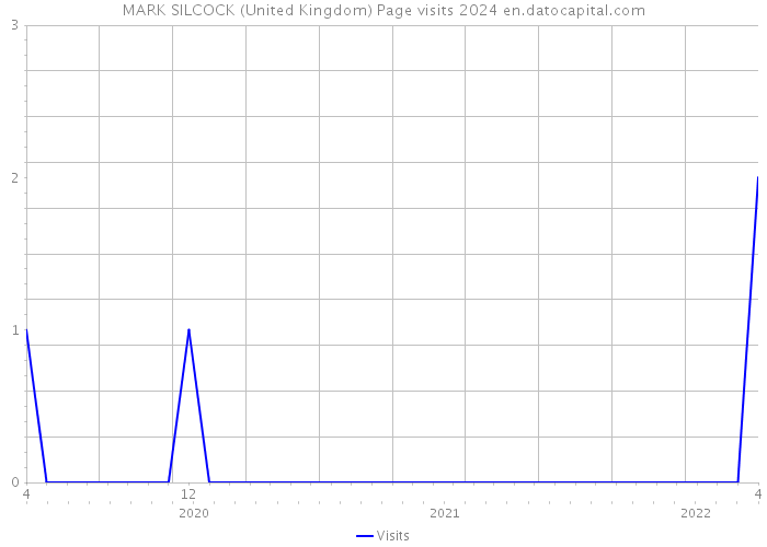 MARK SILCOCK (United Kingdom) Page visits 2024 