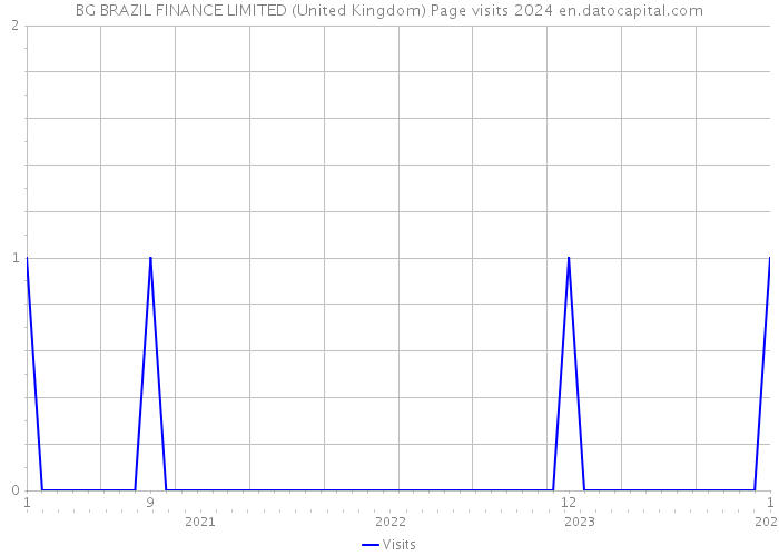 BG BRAZIL FINANCE LIMITED (United Kingdom) Page visits 2024 