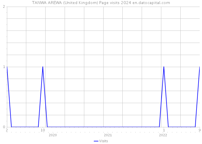 TANWA AREWA (United Kingdom) Page visits 2024 