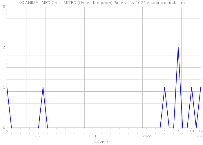 KG ANIMAL MEDICAL LIMITED (United Kingdom) Page visits 2024 