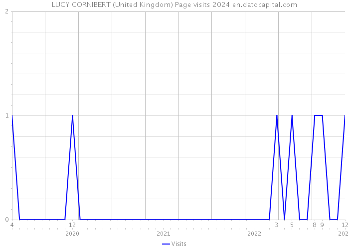 LUCY CORNIBERT (United Kingdom) Page visits 2024 