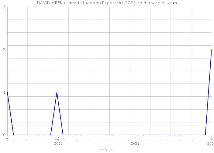 DAVID MEEK (United Kingdom) Page visits 2024 
