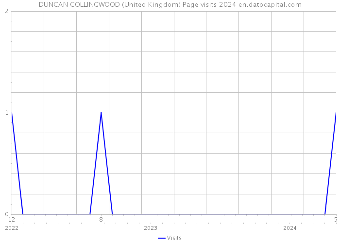 DUNCAN COLLINGWOOD (United Kingdom) Page visits 2024 