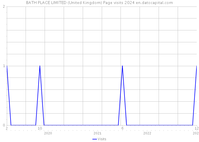 BATH PLACE LIMITED (United Kingdom) Page visits 2024 
