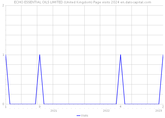ECHO ESSENTIAL OILS LIMITED (United Kingdom) Page visits 2024 