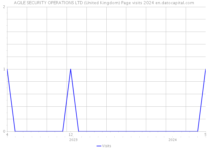 AGILE SECURITY OPERATIONS LTD (United Kingdom) Page visits 2024 