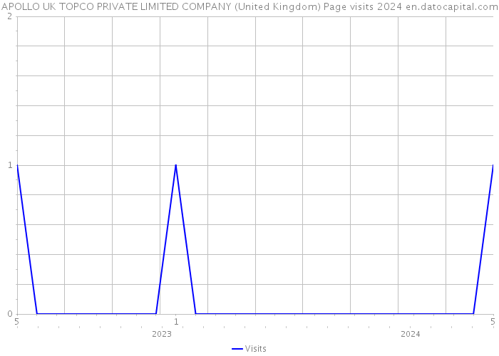 APOLLO UK TOPCO PRIVATE LIMITED COMPANY (United Kingdom) Page visits 2024 