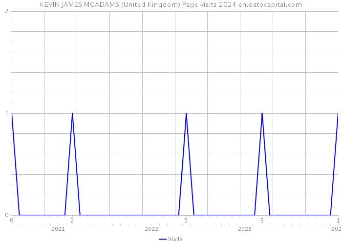 KEVIN JAMES MCADAMS (United Kingdom) Page visits 2024 