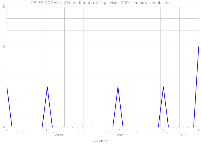 PETER COCHLIN (United Kingdom) Page visits 2024 