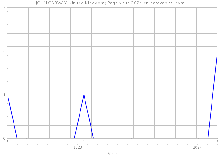JOHN CARWAY (United Kingdom) Page visits 2024 