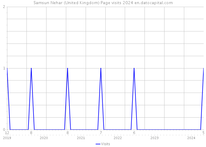 Samsun Nehar (United Kingdom) Page visits 2024 