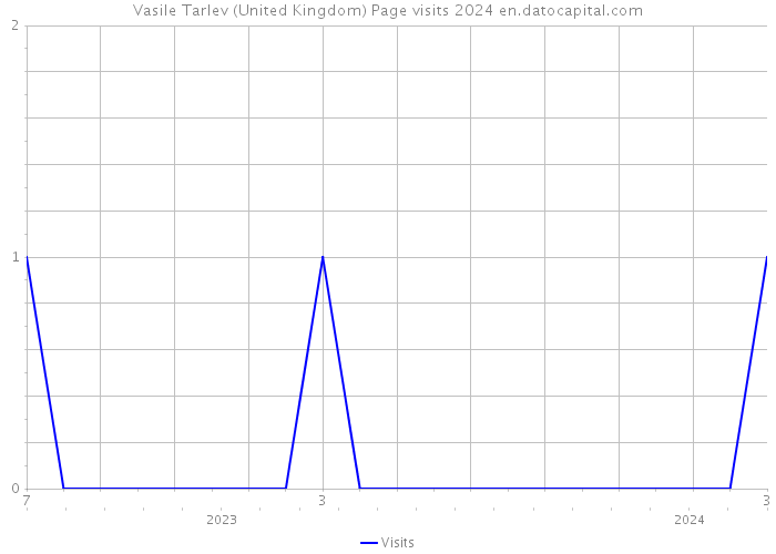 Vasile Tarlev (United Kingdom) Page visits 2024 