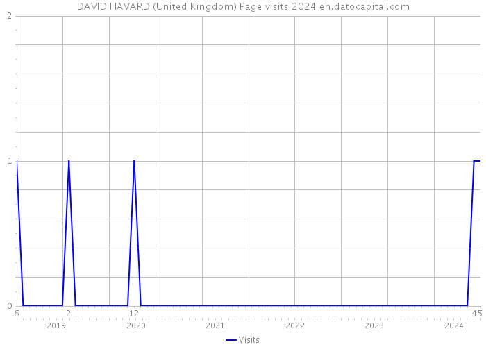 DAVID HAVARD (United Kingdom) Page visits 2024 