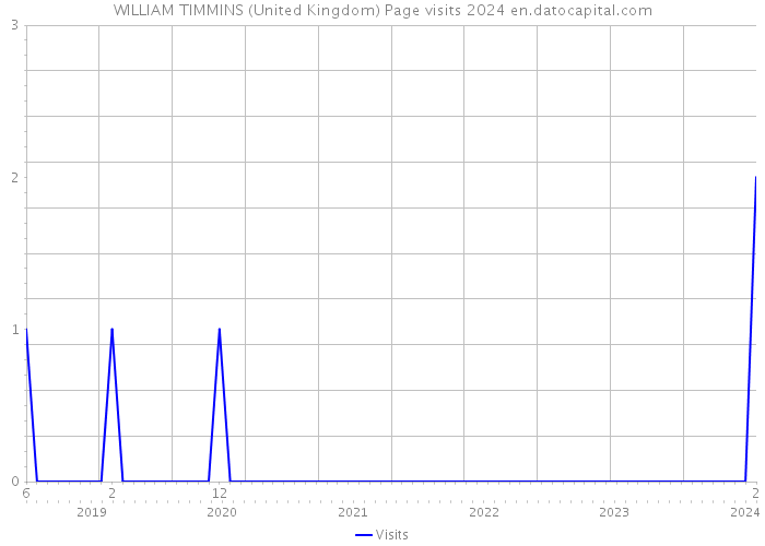 WILLIAM TIMMINS (United Kingdom) Page visits 2024 