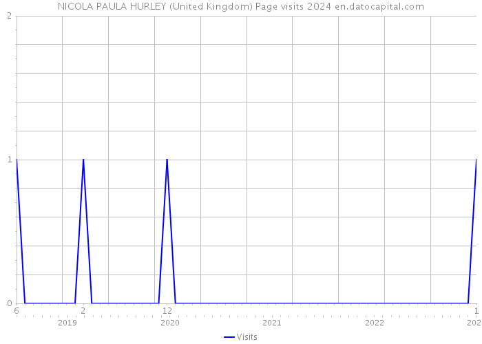 NICOLA PAULA HURLEY (United Kingdom) Page visits 2024 