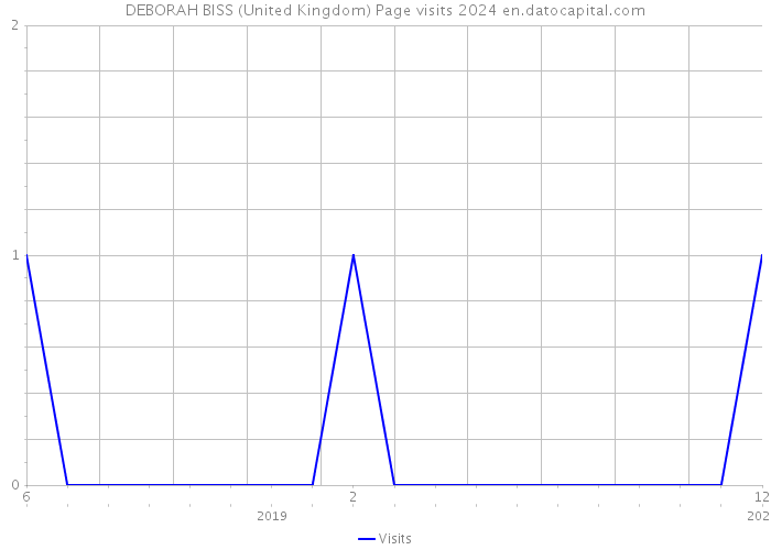 DEBORAH BISS (United Kingdom) Page visits 2024 
