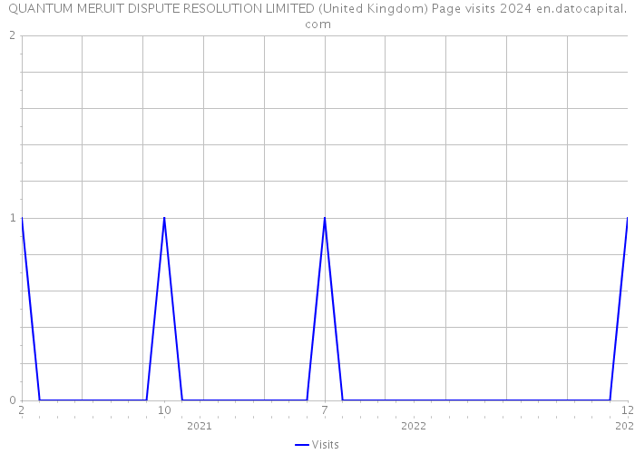 QUANTUM MERUIT DISPUTE RESOLUTION LIMITED (United Kingdom) Page visits 2024 