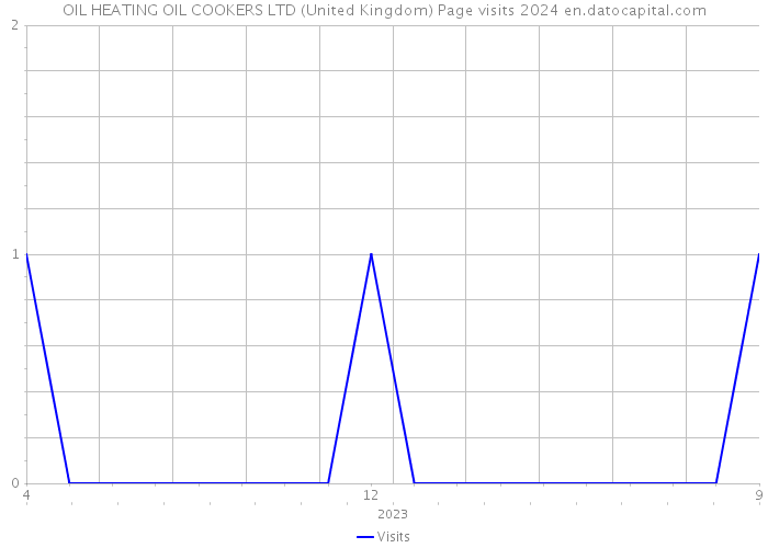 OIL HEATING OIL COOKERS LTD (United Kingdom) Page visits 2024 