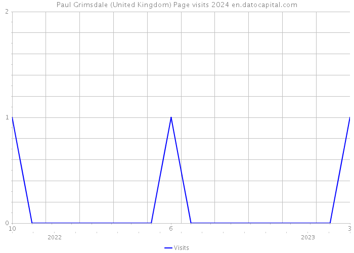 Paul Grimsdale (United Kingdom) Page visits 2024 