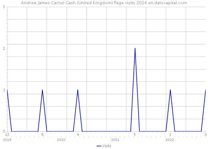 Andrew James Carnel Gash (United Kingdom) Page visits 2024 