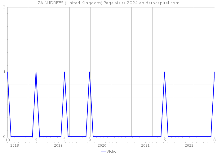 ZAIN IDREES (United Kingdom) Page visits 2024 