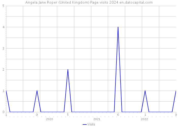 Angela Jane Roper (United Kingdom) Page visits 2024 