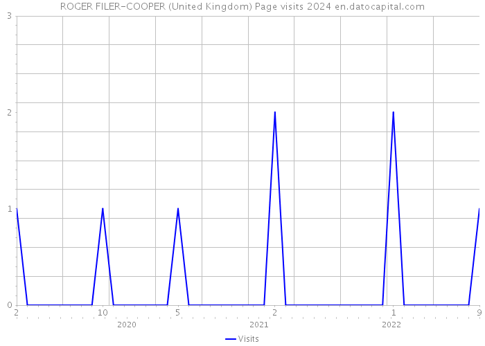 ROGER FILER-COOPER (United Kingdom) Page visits 2024 