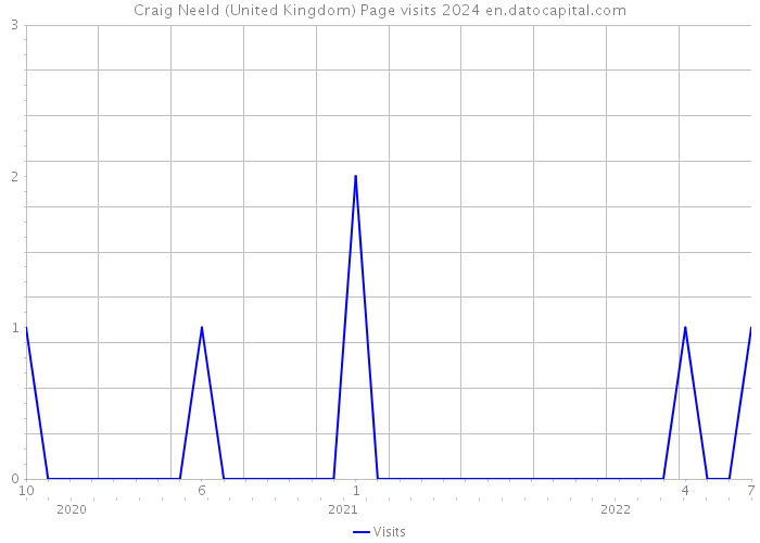 Craig Neeld (United Kingdom) Page visits 2024 