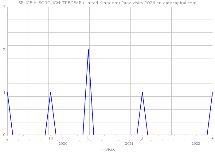 BRUCE ALBOROUGH-TREGEAR (United Kingdom) Page visits 2024 