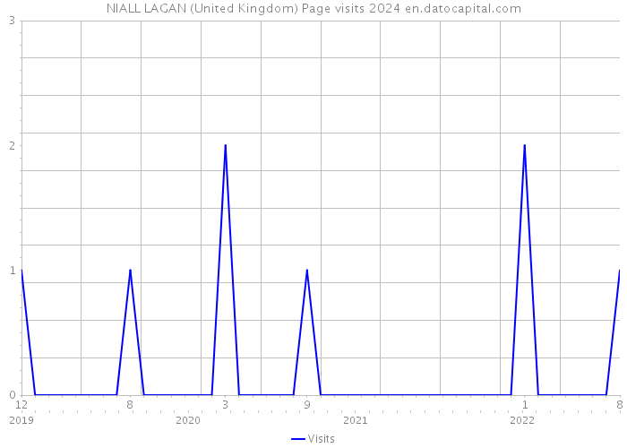 NIALL LAGAN (United Kingdom) Page visits 2024 