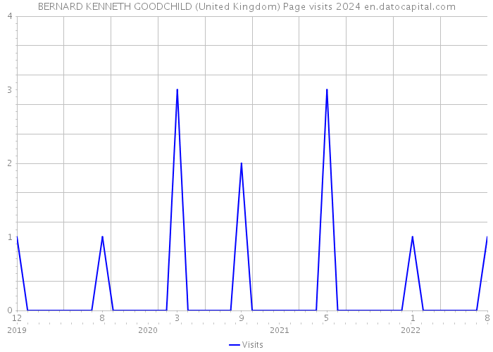 BERNARD KENNETH GOODCHILD (United Kingdom) Page visits 2024 