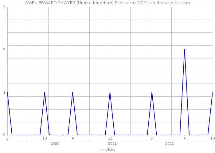 OWEN EDWARD SAWYER (United Kingdom) Page visits 2024 