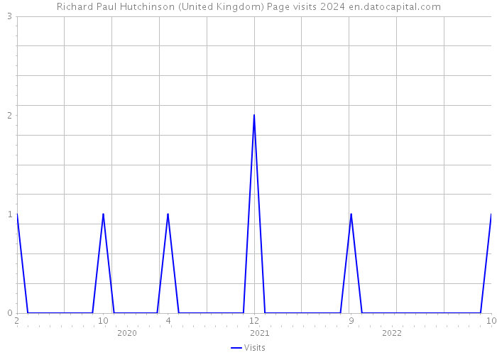 Richard Paul Hutchinson (United Kingdom) Page visits 2024 