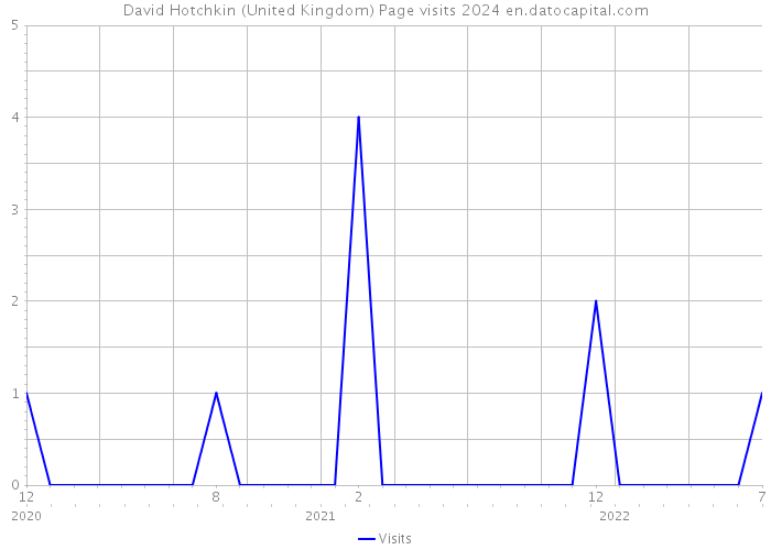 David Hotchkin (United Kingdom) Page visits 2024 