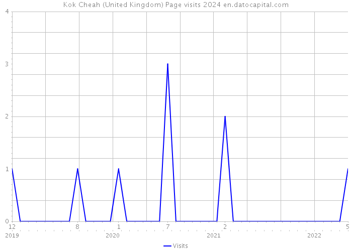 Kok Cheah (United Kingdom) Page visits 2024 