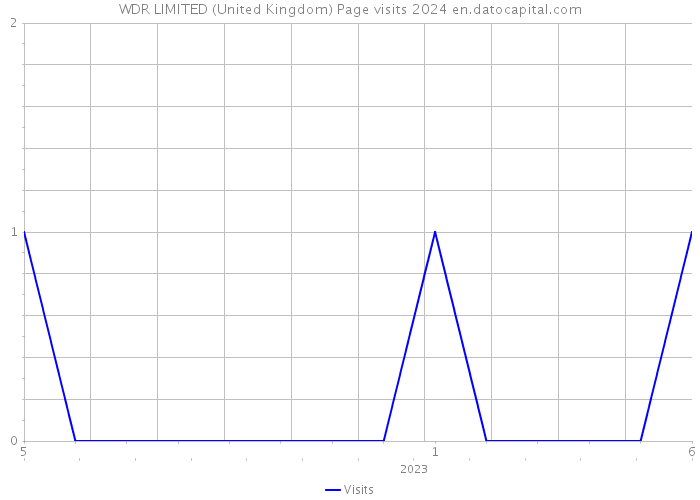 WDR LIMITED (United Kingdom) Page visits 2024 