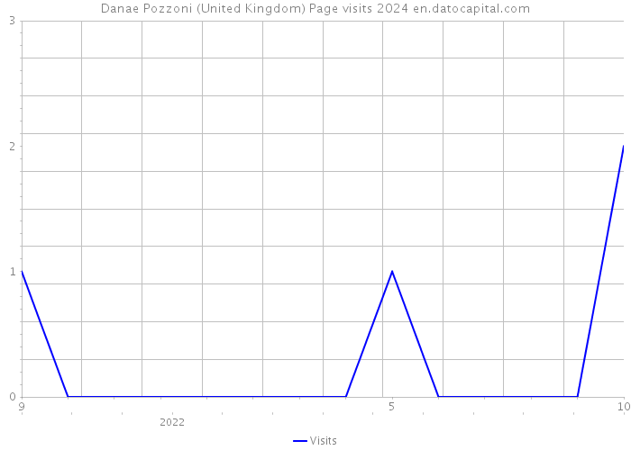 Danae Pozzoni (United Kingdom) Page visits 2024 