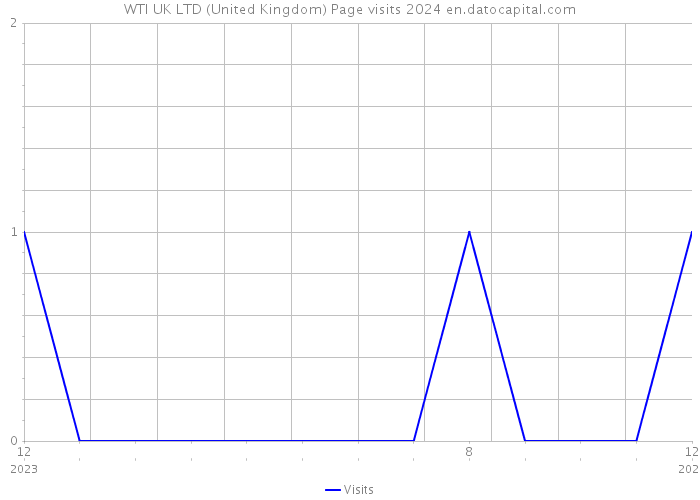 WTI UK LTD (United Kingdom) Page visits 2024 