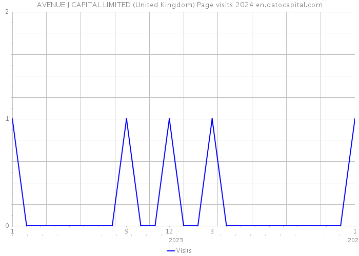 AVENUE J CAPITAL LIMITED (United Kingdom) Page visits 2024 