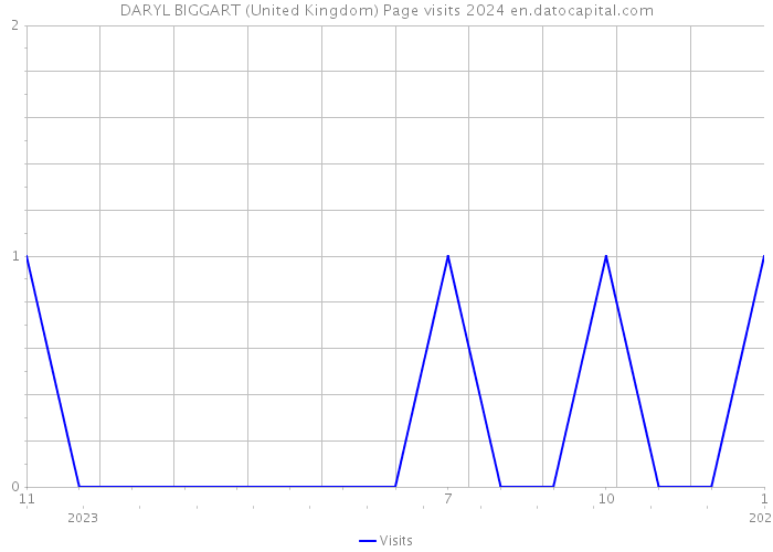 DARYL BIGGART (United Kingdom) Page visits 2024 