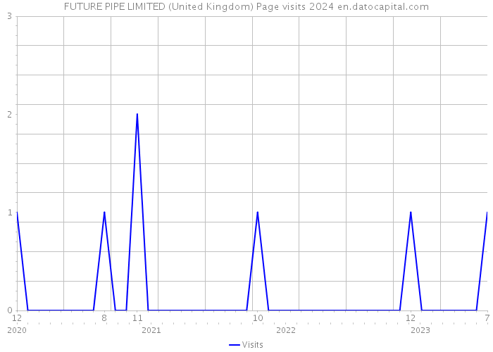 FUTURE PIPE LIMITED (United Kingdom) Page visits 2024 